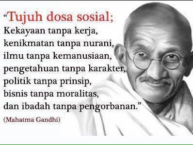 Renungan Sore dari Gandhi...