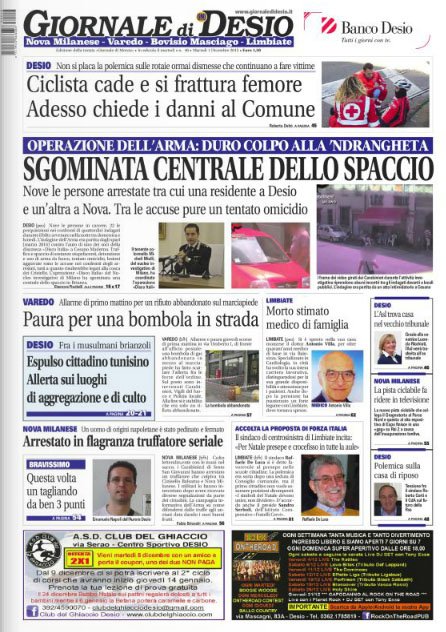 GazzettaAdda's tweet photo. Il Giornale di Desio questa mattina in edicola!

https://t.co/XnwZIqNqyC https://t.co/EQsXghr4U4