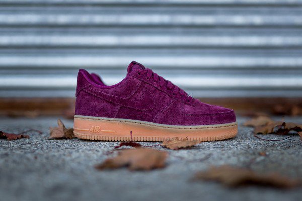 nike air force 1 perforated suede