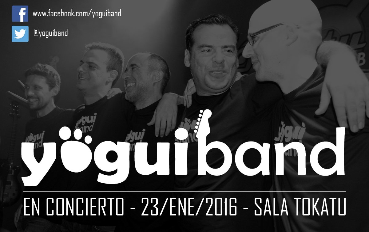 yoguiband's tweet photo. Para comenzar, qué mejor que anunciar ¡nuestro próximo concierto! Y ahora vas y lo retuiteas :P https://t.co/v7x0gbce43