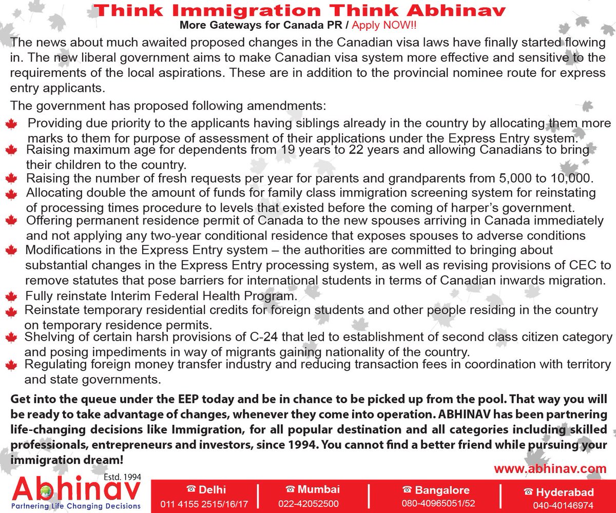 abhinavimmi's tweet photo. Think #Immigration, Think #Abhinav, for #FreeConsultation #WalkinNow
https://t.co/jvKIjsxgB2 https://t.co/wZOCGqubBq
