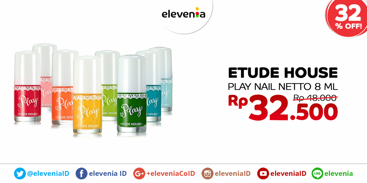 eleveniaID's tweet image. Foto #handinframe mu akan lebih cute dgn menggunakan cat kuku etude! Klik -&amp;gt; elv11.co/8cs