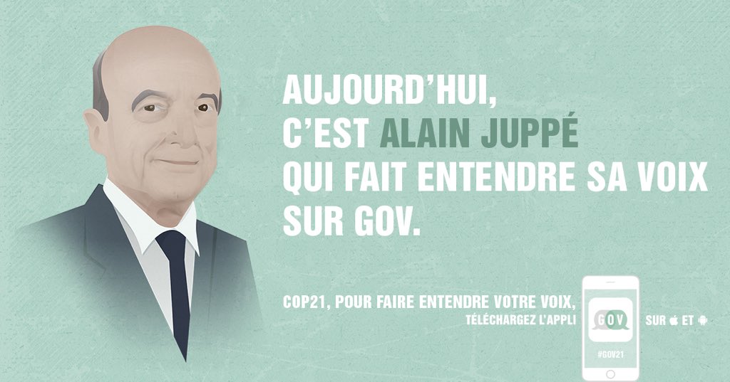 #COP21 Aujourd'hui je fais 3 propositions sur le climat à découvrir sur @GOVAPP: bit.ly/GOVapp