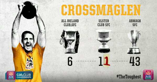 OurWeeClub's tweet photo. Without any doubt, the greatest club team in Ireland ever , highest stanards set by Crossmaglen # benchmark https://t.co/dzBMvqEtwb