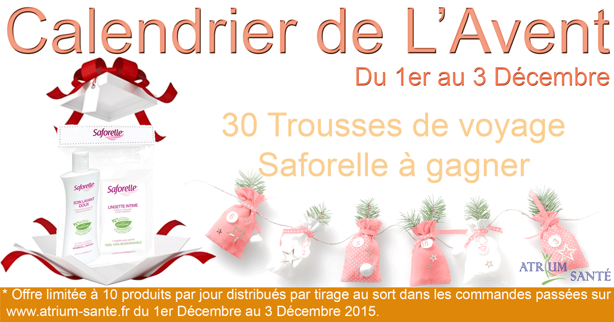 atriumsante's tweet photo. #Noel -  #CalendrierDeLavent avec 30 trousses @SaforellePH à remporter ! RDV sur https://t.co/hT96gCG9DH https://t.co/kYZRdVi6nN
