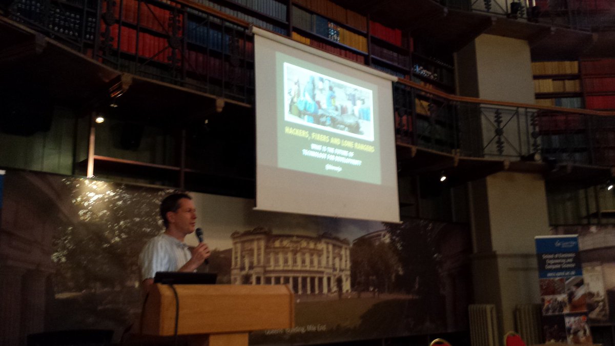 The_JayChen's tweet photo. Ken Banks keynote in the beautiful QMUL octagon! #acmdev2015 https://t.co/wZ2Vkehaes