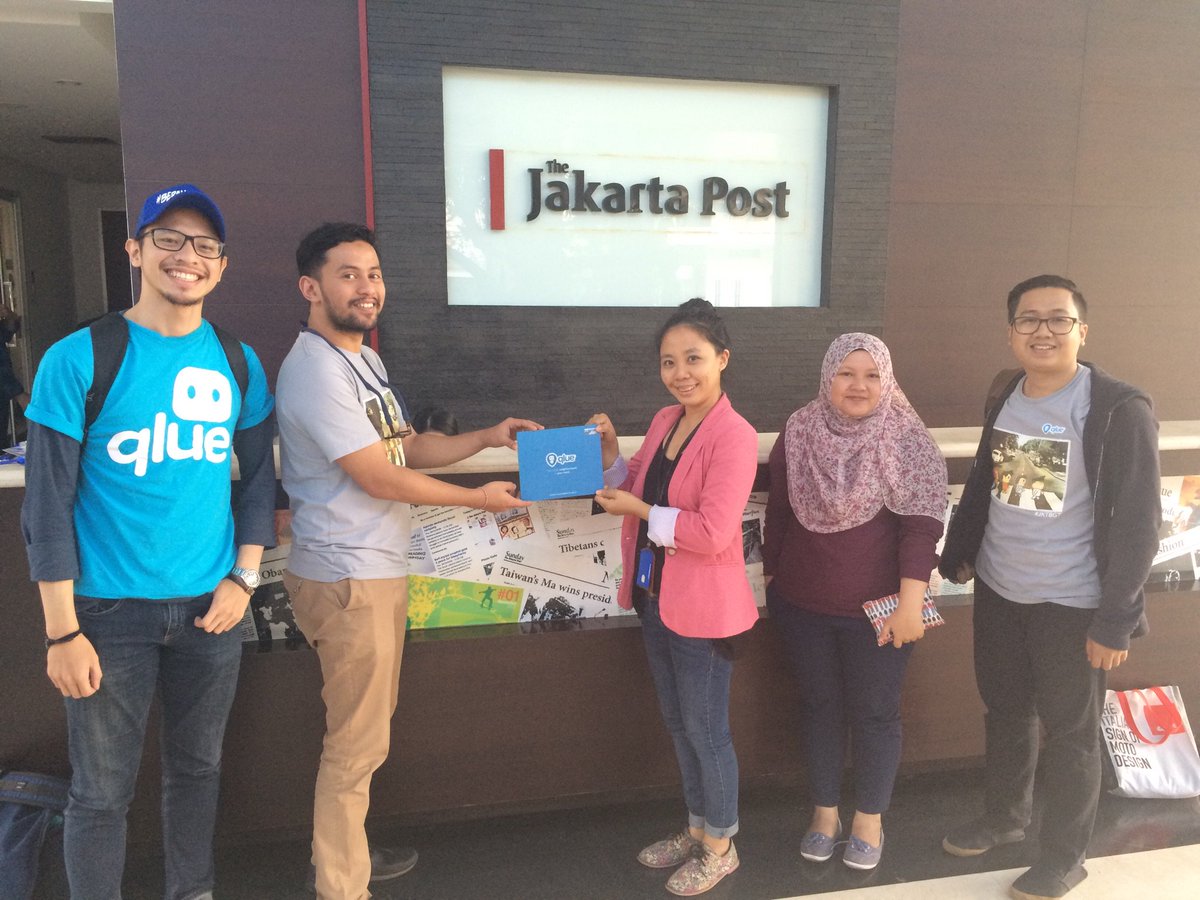 qluesmartcity's tweet photo. Terima kasih @jakpost buat sambutan hangat nya untuk Qlue . #betterJKT #qlue https://t.co/YDnbVfPNZE