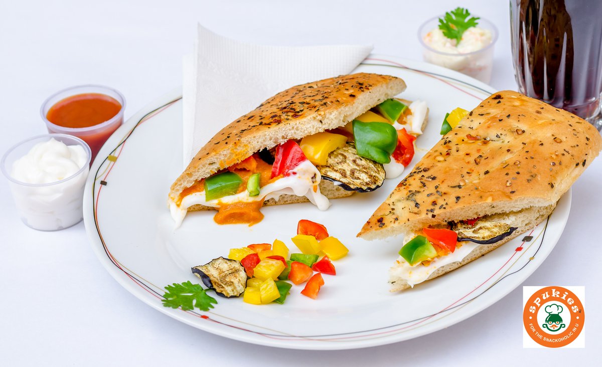 SpukiesIndia's tweet photo. Try the Exotic Vegetable Cheesy Fajita Panini @SpukiesIndia . For further details log in to https://t.co/PDSIYC95n6 https://t.co/tlNMuJo1aZ