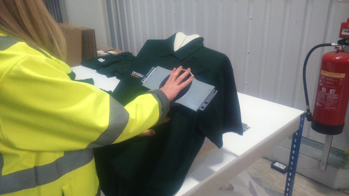 NeedlerWorkwear's tweet photo. This might look like a board game but it's actually used to precisely measure #embroidery  placement! #workwear https://t.co/IGpKd2lv2V