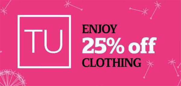 DanielPitchard's tweet photo. Enjoy 25% off all clothing at #Sainsburys StrandRoad. Also available to click and collect. https://t.co/FduwAKOHak