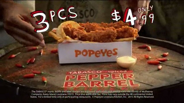 Popeyes Red Stick Chicken TV Spot, 'Pick a Perfect Pepper' 