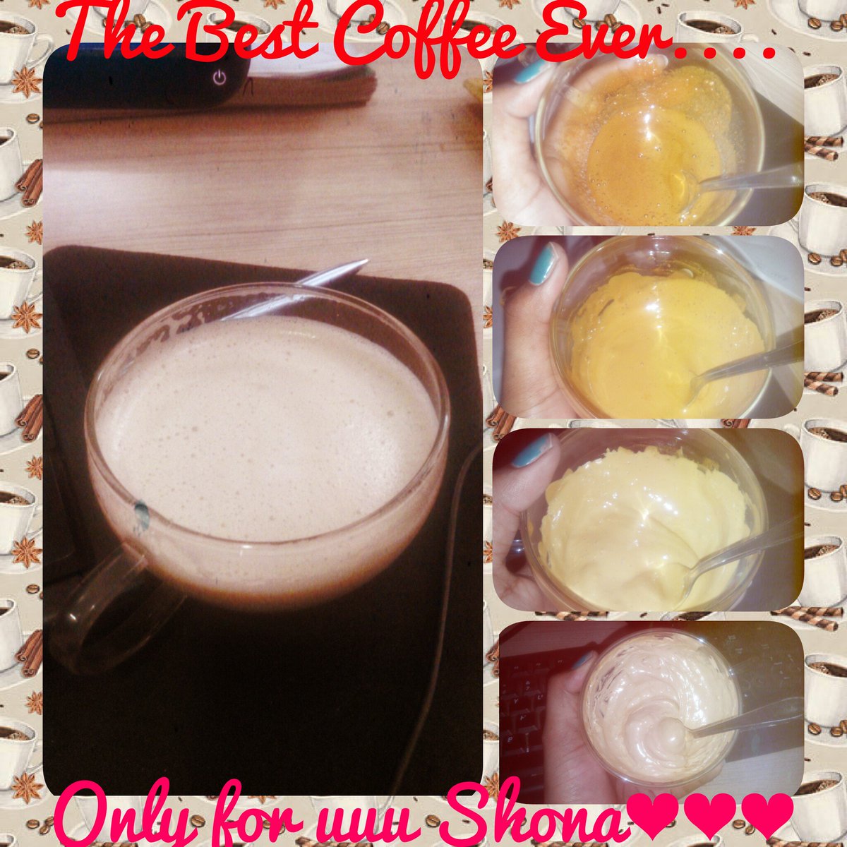 _2point0's tweet image. I made this coffee ☕ for uuu Mah Love...#ItsFreeTime #ItsCoffeeTime 😊😄😊 Let's Cheers to this..❤❤❤ 😍😊😍