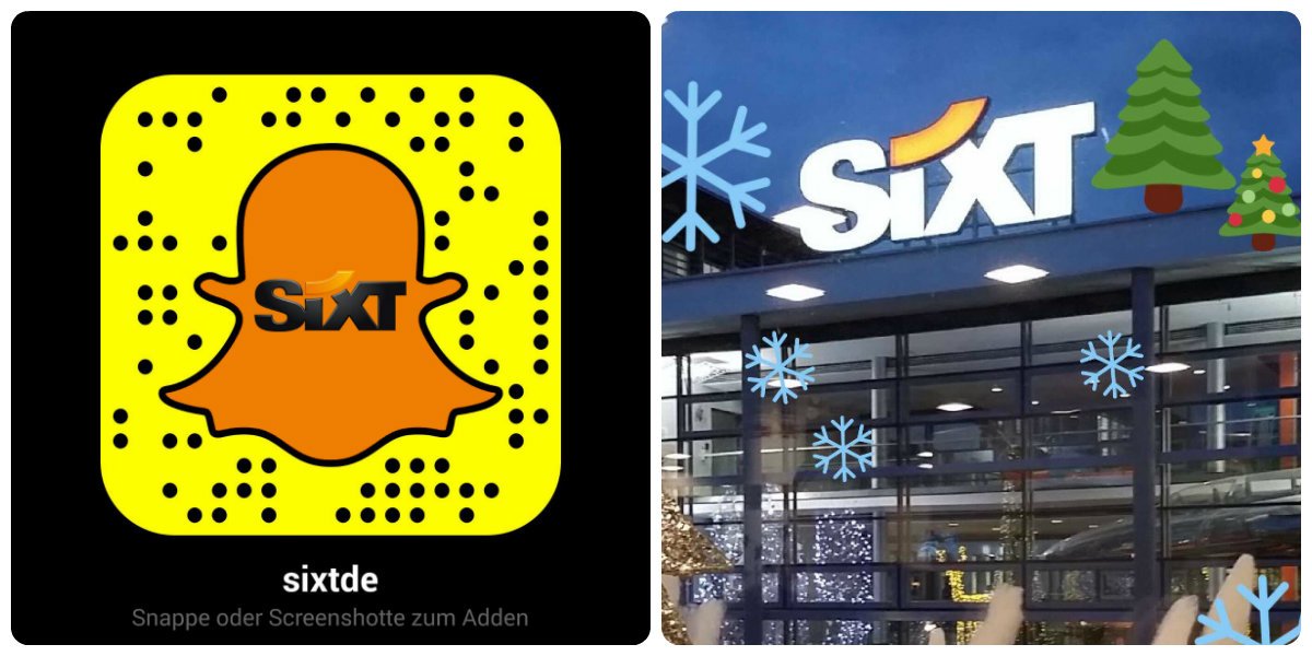 SixtDE's tweet photo. #Weihnachtszeit ist #SIXTMAS Zeit. Verfolge unsere #Weihnachtsstories auf #Snapchat unter sixtde oder screenshotte! https://t.co/dkLbd8buB3