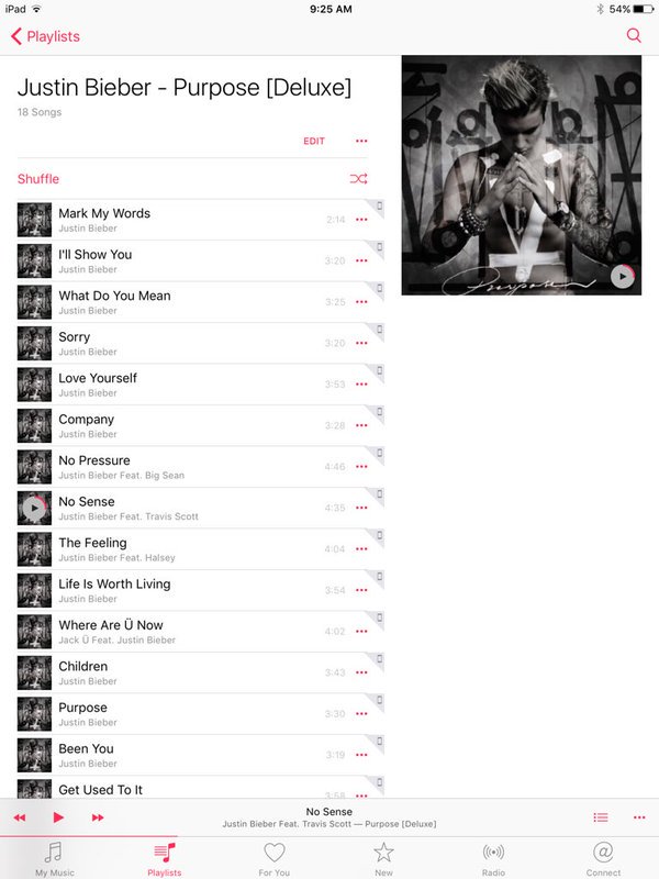 KoreanBillboard's tweet photo. Justin Bieber's New Album its Amazing https://t.co/m3sFcsdqPk