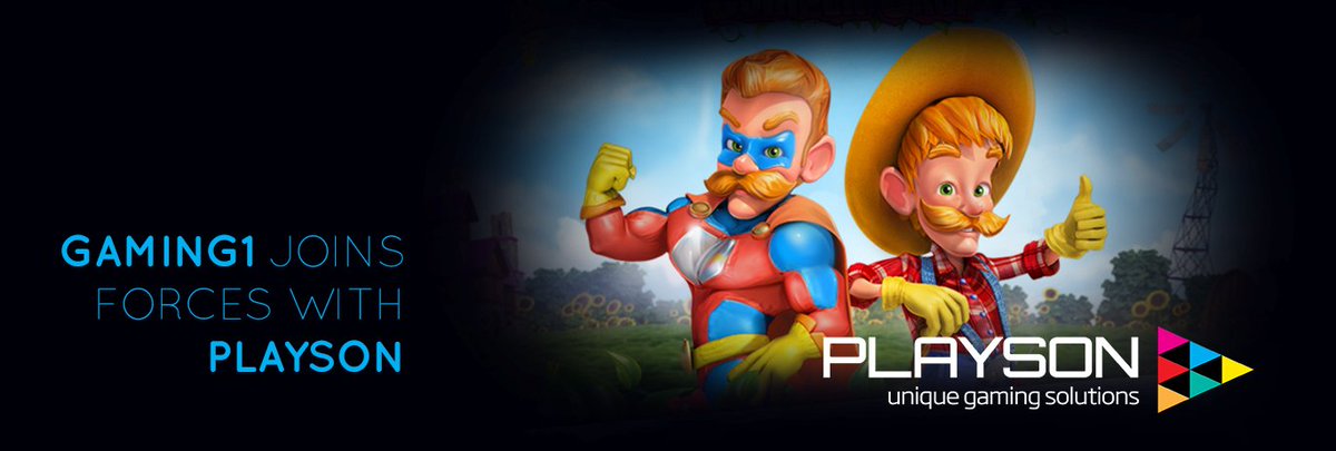 GAMING1's tweet photo. Pleased to announce we've teamed up with @PlaysonOnline and their #casino slot games are added to the G1 catalogue! https://t.co/cfsgSV2EkH
