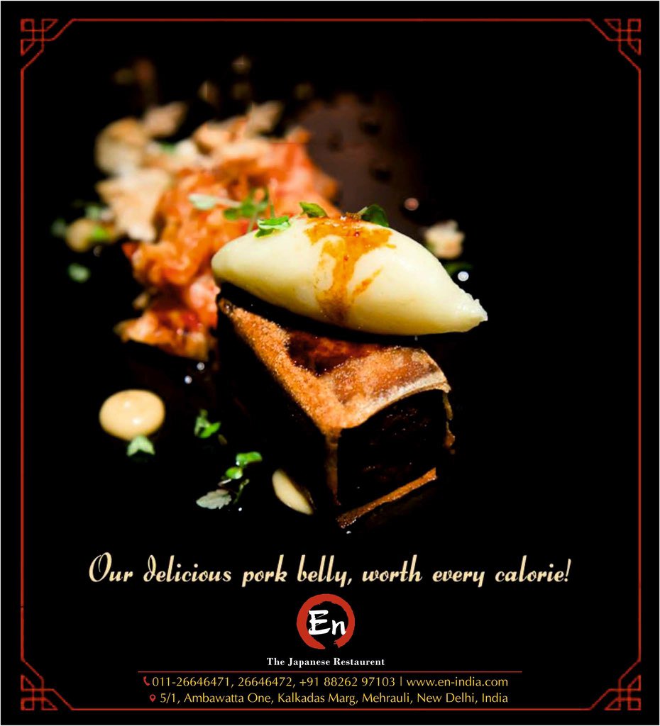 India_en's tweet photo. #bestporkbelly #EnIndia #EnDelhi https://t.co/z47PanNOKV