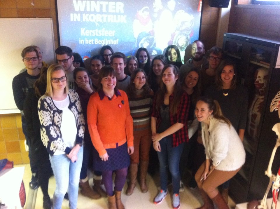 dirklaverge's tweet photo. Eliza Bruneel van #stadkortrijk gaf daarnet een zeer gesmaakt gastcollege over citymarketing bij #howest @CMhowest https://t.co/UO8i6ISXjI
