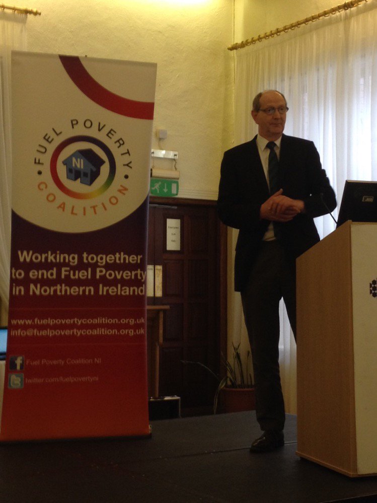 fuelpovertyni's tweet photo. Paul Wallace of @NEA_NIreland chairs panel discussion - 1st q on panel's views on 'polluter pays principle' #FPC2015 https://t.co/JvIUYuhLGD