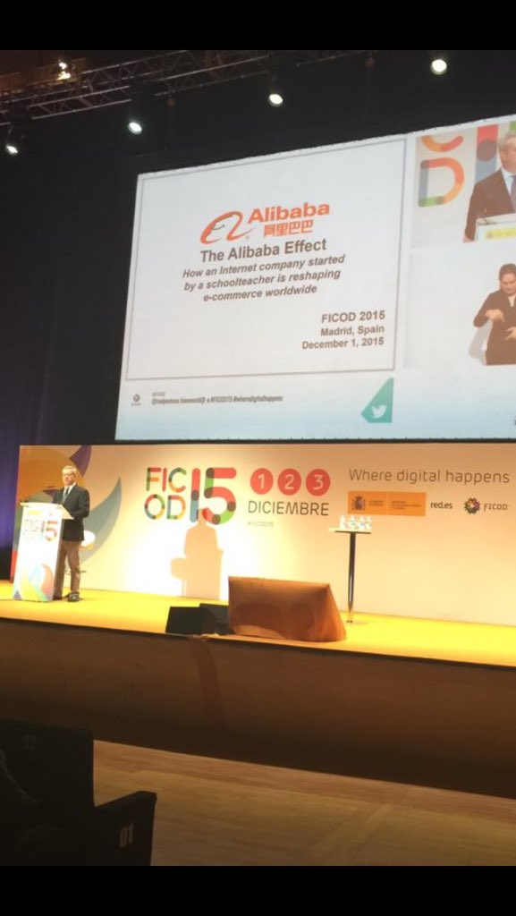 mobiledreams's tweet photo. En #FICOD15 escuchando a @marianorajoy y @AlibabaGroup entre otros muchos. Gran comienzo de @FICOD y quedan 3 días https://t.co/IUmHTVWPMP