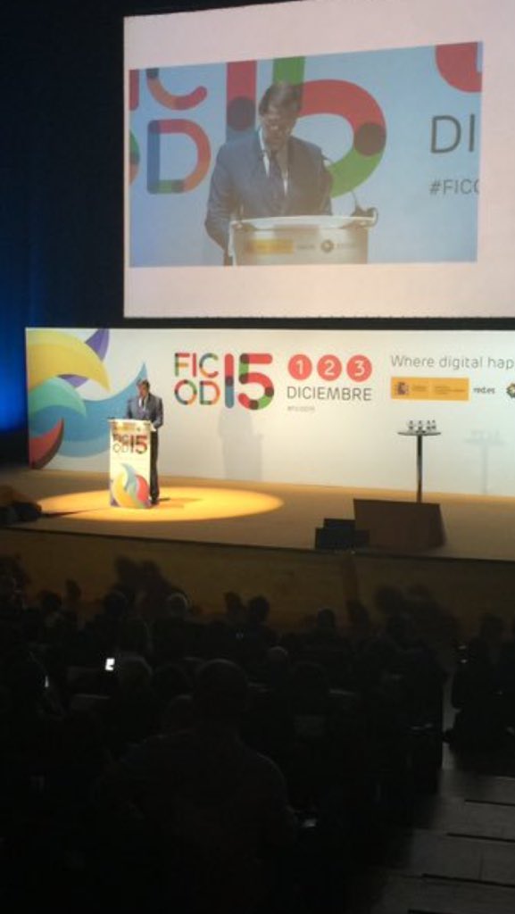 mobiledreams's tweet photo. En #FICOD15 escuchando a @marianorajoy y @AlibabaGroup entre otros muchos. Gran comienzo de @FICOD y quedan 3 días https://t.co/IUmHTVWPMP