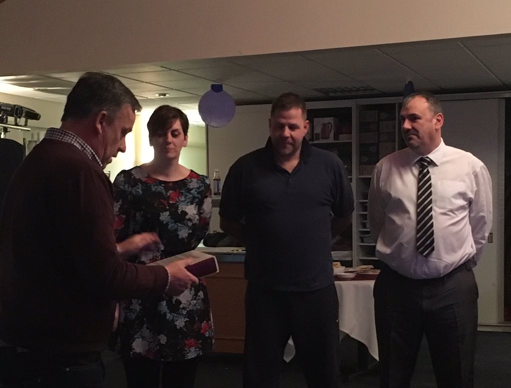 Today we welcomed new member @moreminxy, with @alanbyrneBLeigh, <a href="/stewartslimited/">DAVID STEWART</a> and <a href="/DanLittlechild/">Dan 'TheDeeMan' Littlechild</a> (l-r)