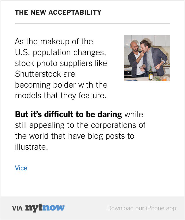 wmst2010's tweet photo. Inside Offset, Shutterstock's Surreal, Millennial-Targeted Stock Image Brand – via @NYTNow https://t.co/43mdRCQ7v6 https://t.co/9mjv94BakG