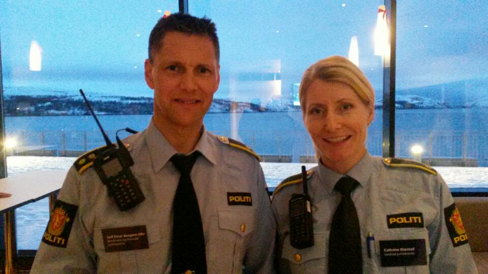 #Police officers ready to speak to the press about #MissionCritical and #TETRA at #Nødnett opening #Norway