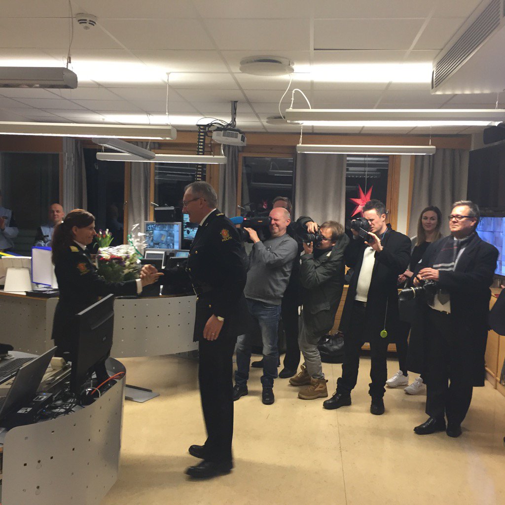 Gratulerer til <a href="/OPSostfinnmark/">OPSostfinnmark</a> med vellykket siste Go Live #Nødnett i dag med H.M. Kongen tilstede <a href="/Politidir/">Politidirektoratet</a>