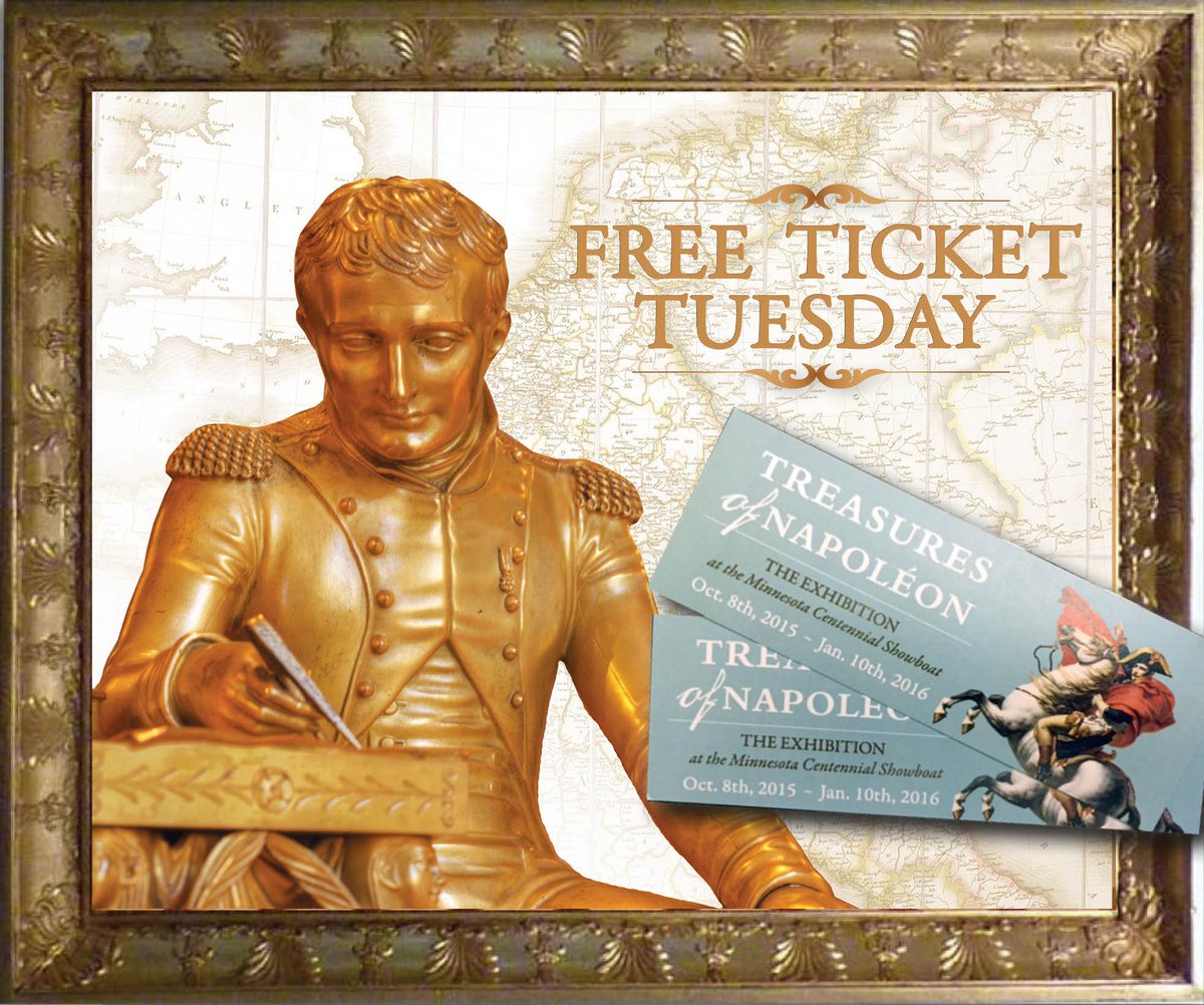 NapoleonExhibit's tweet photo. Check out our Facebook page https://t.co/cCAdioym9K to WIN FREE TICKETS! @SaintPaul @summitbeer @SaintPaulHotel https://t.co/NghjOXgfDq
