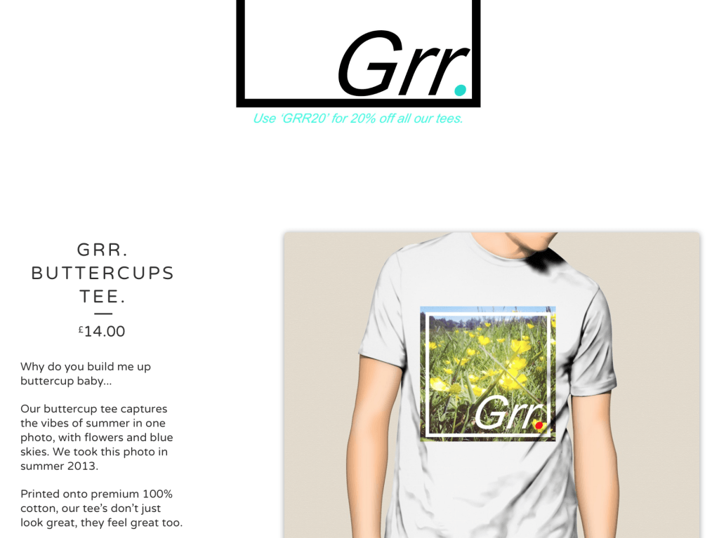 CreativeNewsLab's tweet photo. Online Shop Design for Grr. Clothing Company https://t.co/O1TCvZPAxJ https://t.co/AxAaG7UlaX