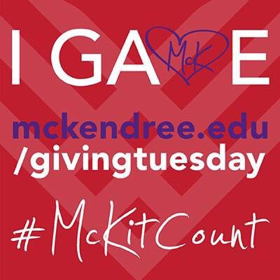 KNMcGinn's tweet photo. I just donated my #GivingTuesday gift to @McKendreeU #McKItCount https://t.co/VUURDbIPKj