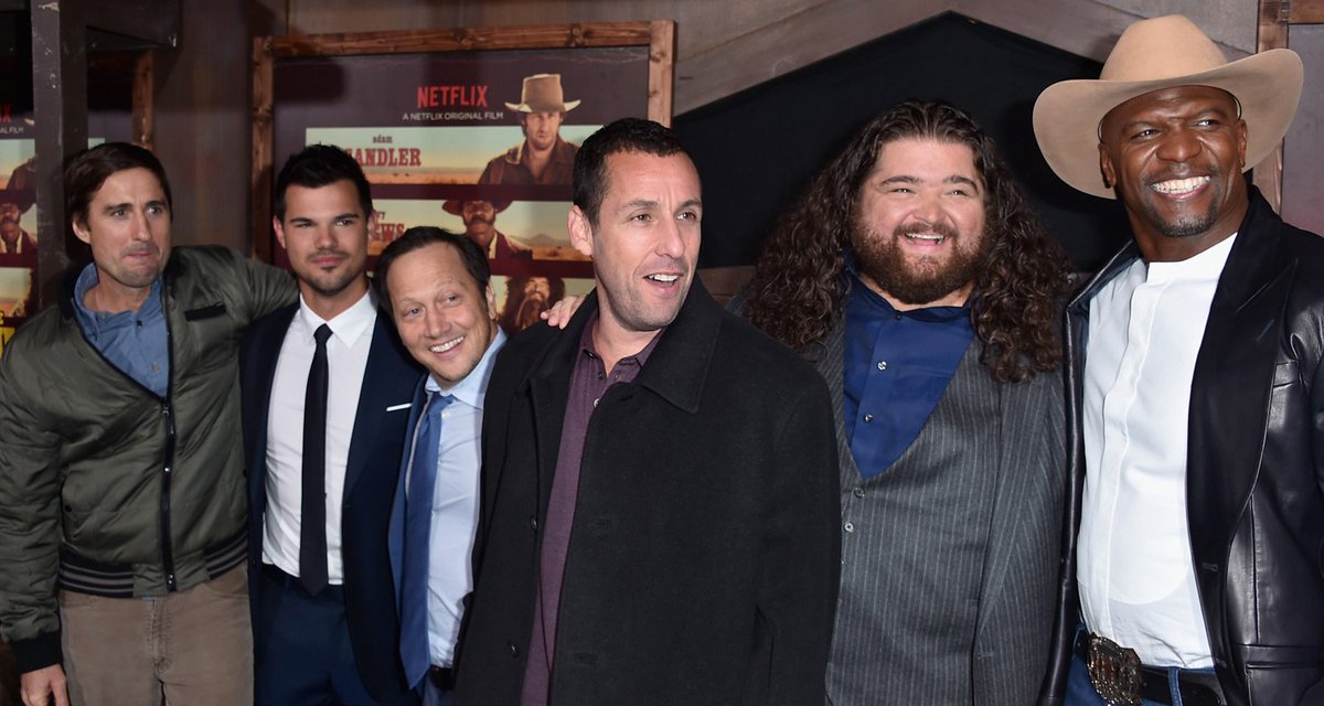 Taylor Lautner, Adam Sandler, &amp; more premiered #Ridiculous6 last night! jus.tj/x61