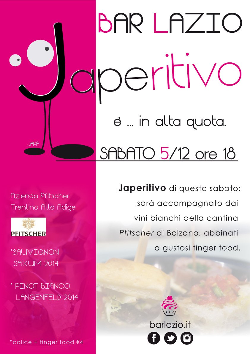 BarLazio's tweet photo. #sabato #japeritivo #barlazio #vinitrentini #vini #fingerfood #pfitscher @PfitscherWine https://t.co/9X2njE29u5 https://t.co/RaN9FhK2uO