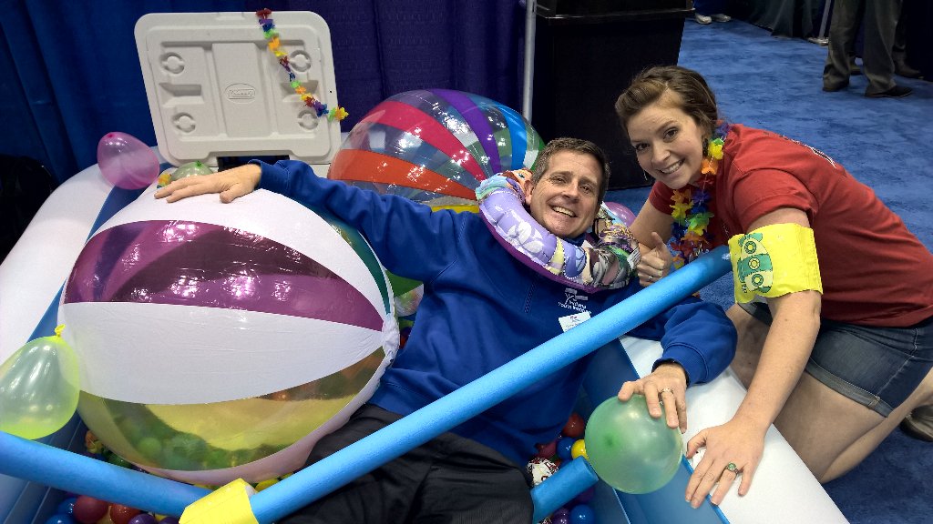augustine_glenn's tweet photo. Need a lifesaver? Can't help but smile when Betsy Bontrager and the ULead folks are at #BKCC15.#uniqueleaders https://t.co/xp5QU5XFJV