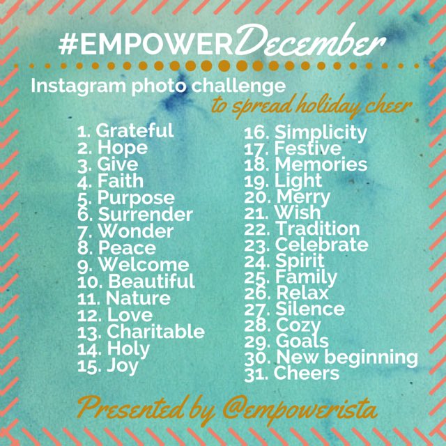 AlexWehrley's tweet image. Over on IG I'm leading a holiday cheer photo challenge🎉 Would love for you to join the fun Instagram.com/empowerista