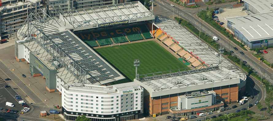 OfficialTFF's tweet photo. Which stadium is better: Like for Carrow Road or RT for Portman Road. #NCFC #ITFC https://t.co/E8oUXjzENI