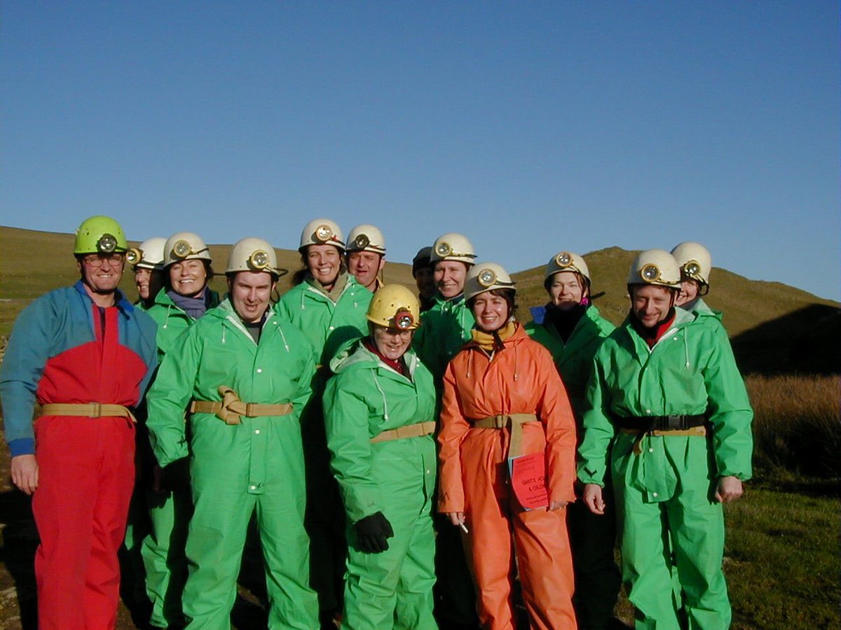 Caving with the Heart of England Tourist Board and their CEO :-)