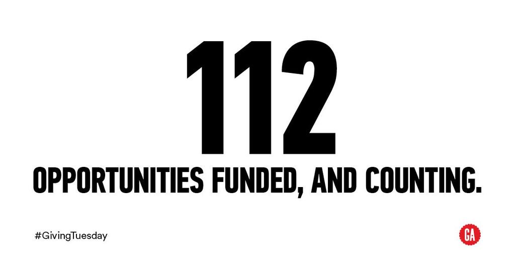 GA's tweet photo. Support the next generation of diverse tech talent this #GivingTuesday https://t.co/MogKGyPWZ5 #OpportunityFund https://t.co/ytSeXu4FFI