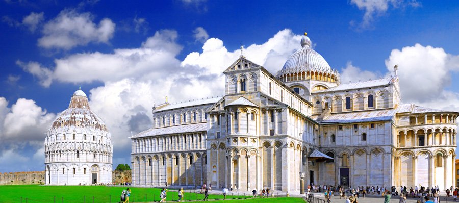 RomanCandleTour's tweet photo. The construction of the Baptistery of #Pisa began in the #RomanesqueStyle and was completed in the #GothicStyle. https://t.co/nSnLIje1GU