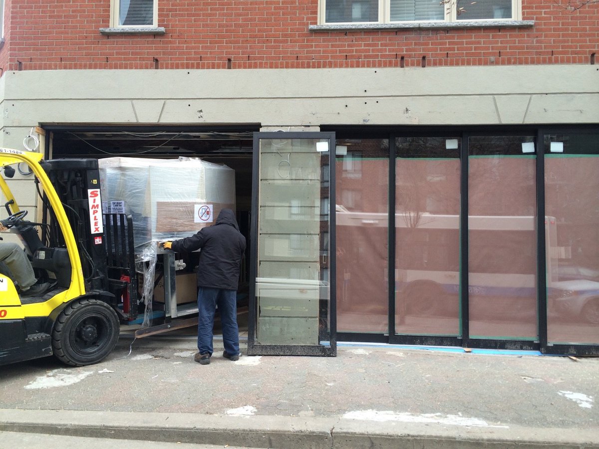 The oven just arrived at our Monkland location! #ComingSoon