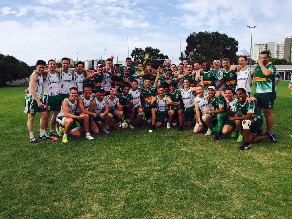 Kylemurphy44's tweet photo. @tagrugby @_TagMag Great to play South Africa in their first Tag Rugby Test #teamireland #mensopen #tagrugbyworldcup https://t.co/CnoXILv86O