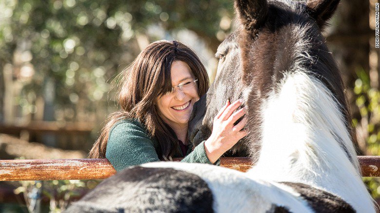 cnnsport's tweet photo. How can a horse help conquer someone’s mental health problems? https://t.co/wnAHTGLjeS #CNNEquestrian https://t.co/AGyVeQqe3H