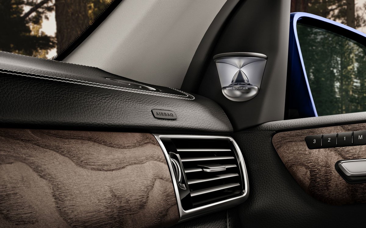 The Bang & Olufsen system elevates the music experience to the