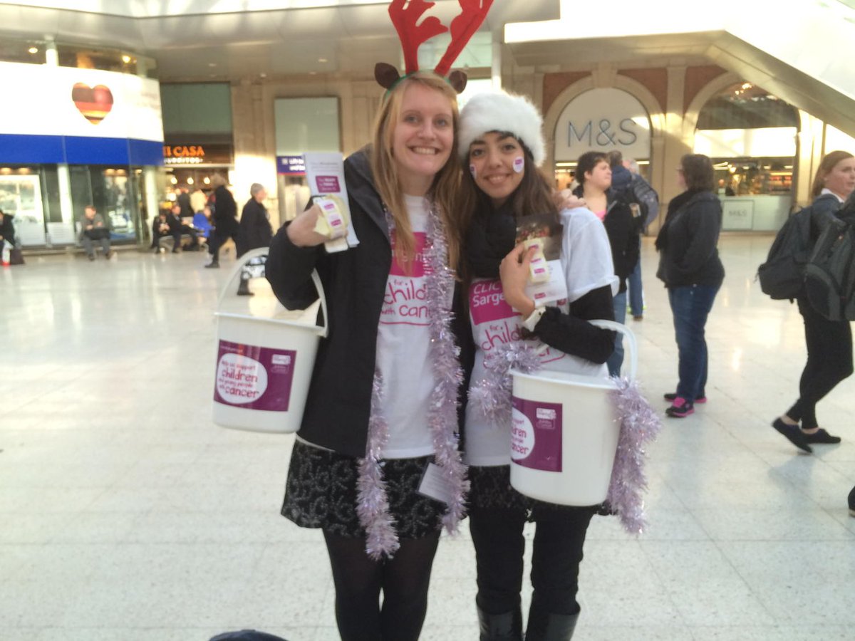 Great to see <a href="/CLIC_Sargent/">CLIC Sargent</a> collecting at Waterloo #GivingTuesday. Thanks to our amazing volunteers who are helping