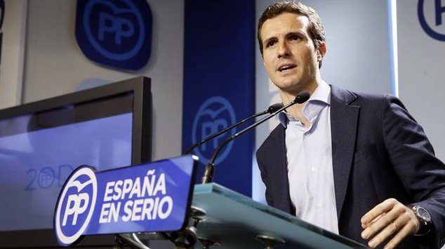 eldiarioes's tweet photo. Pablo Casado dice que Rajoy ganó el debate al que no fue https://t.co/PVwlnLCXfj https://t.co/XNTOLIzC2j