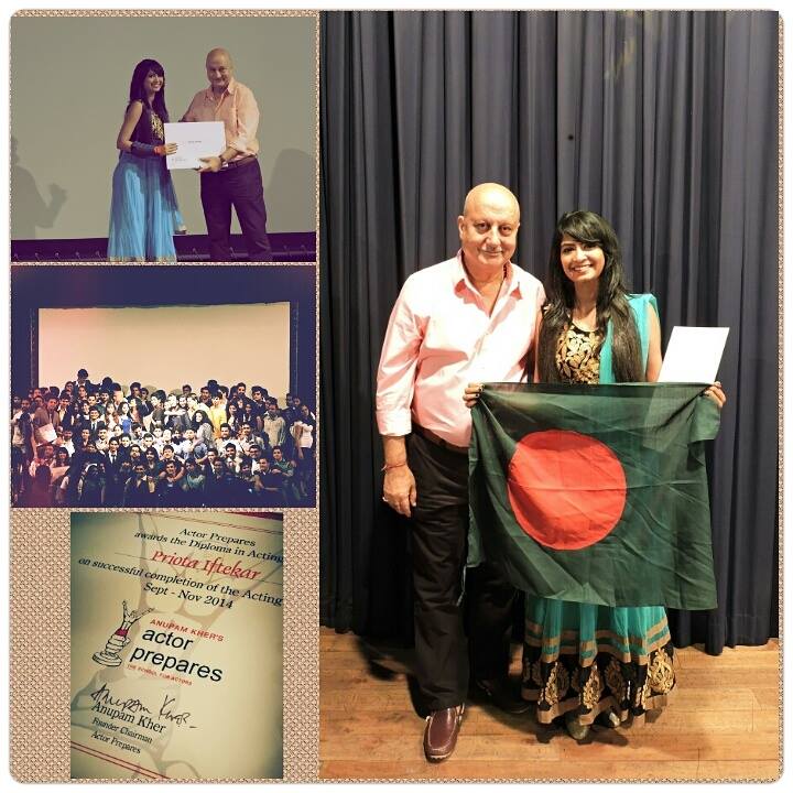 actorprepares's tweet photo. #Priota our first #Bangladeshi student in the #DiplomaProgramme! Wishing her all the best #ActorPrepares #Neighbour https://t.co/3vyqJmbwx3