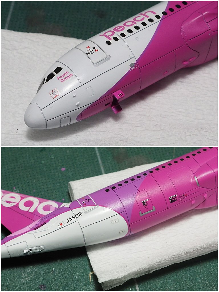 ピーチ sirbus 模型 着か A320 peach