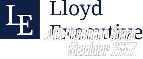 SimGenerator's tweet photo. .Net Developer Coach Simulator 2007 https://t.co/pJyns38xKw