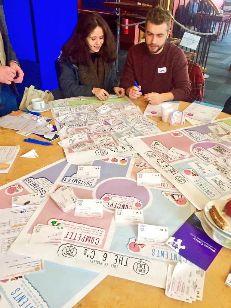 _SimplyDo's tweet photo. Aspiring young entrepreneurs racing through the concept canvas for @BigIdeasWales on ideas generation! #progress https://t.co/1oGyCNfft2