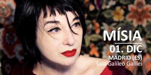 MisiaFado's tweet photo. ES: 01/12 #Mísia en concierto en #MADRID / Sala Galileo Galilei - https://t.co/c61bm0dZP5 https://t.co/RHaJk1HBT8